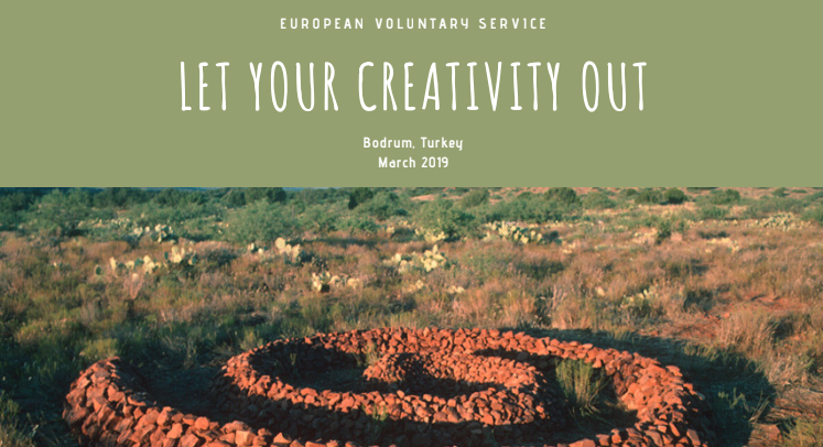 Let your creativity out, SVE de corta duración en Turquía