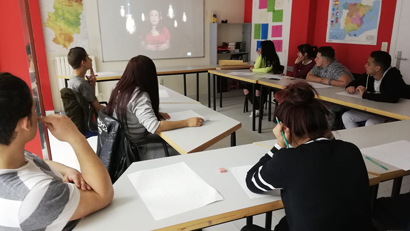 Workshop in Zaragoza: story maps against school dropout